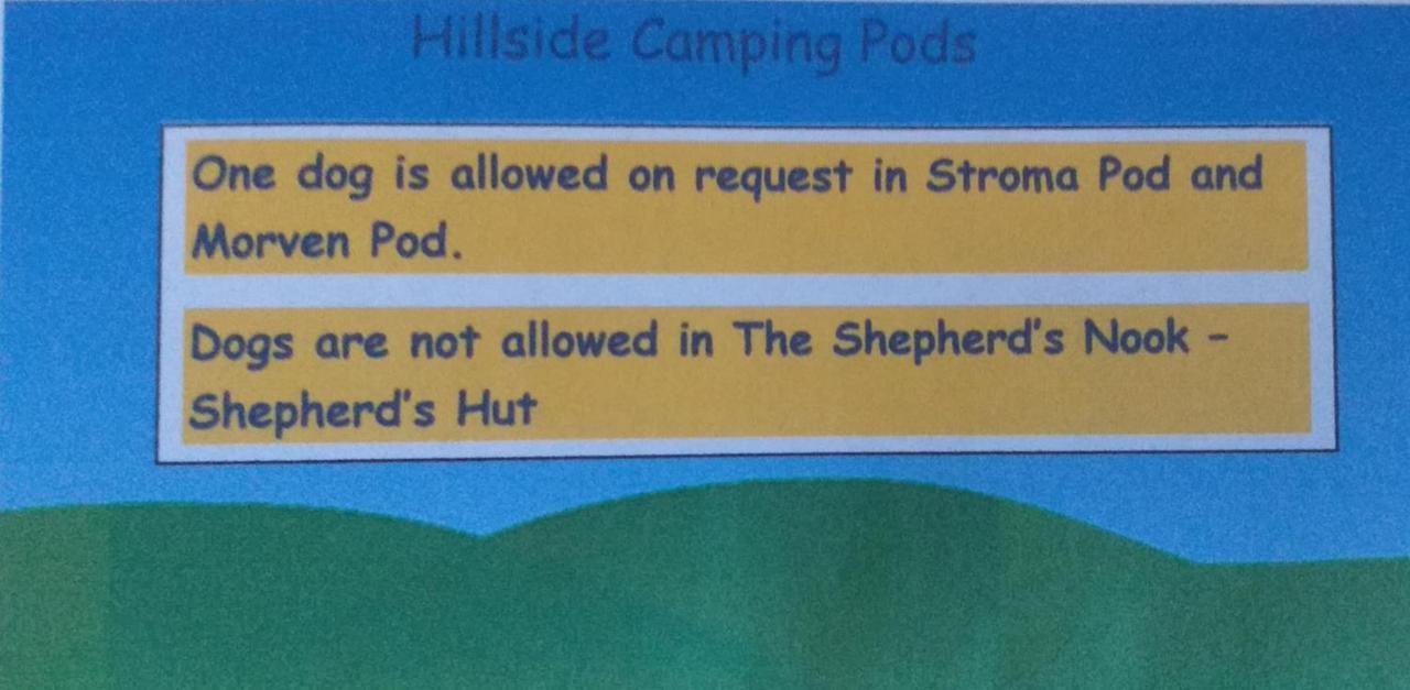 Hillside Camping Pods And Shepherd'S Hut Вік Екстер'єр фото